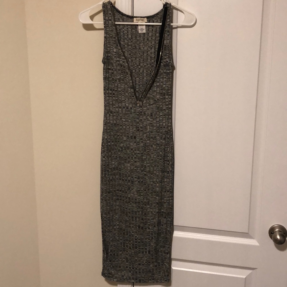 Sugarcloth midi tight bodycon dress